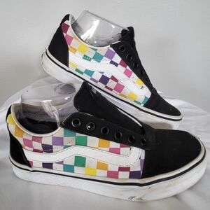Vans Old School Checkerboard Sneakers Colorful Size 6